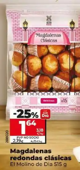 Alimerka El molino de dia - magdalenas redondas clasicas oferta