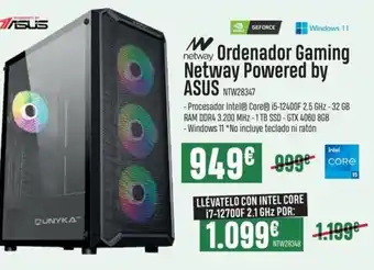 PCBox Ordenador Gaming Netway Powered by ASUS NTW28347 oferta