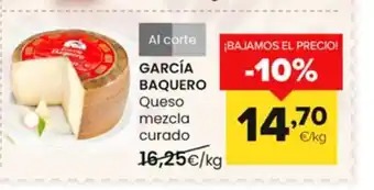 Autoservicios Familia GARCÍA BAQUERO Queso mezcla curado oferta