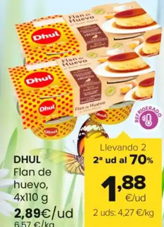 Autoservicios Familia DHUL Flan de huevo oferta