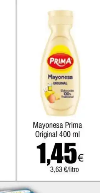 FROIZ Mayonesa Prima Original 400 ml oferta