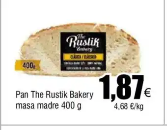 FROIZ Pan The Rustik Bakery masa madre 400 g oferta