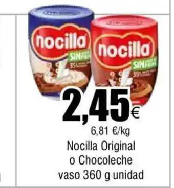 Froiz Nocilla Original o Chocoleche oferta