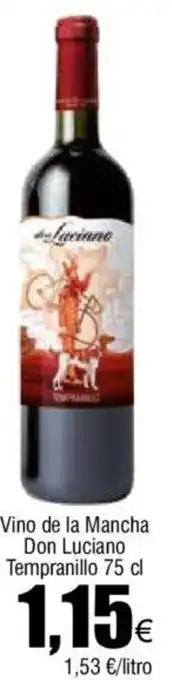 FROIZ Vino de la Mancha Don Luciano Tempranillo 75 cl oferta