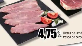 FROIZ Filetes de jamón kilo fresco de cerdo kg oferta