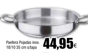 FROIZ Paellera Pujadas inox. 18/10 35 cm s/tapa oferta