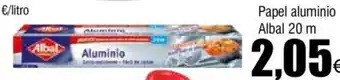 FROIZ Papel aluminio Albal 20 m oferta