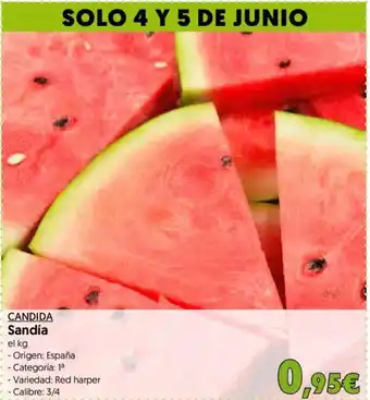 Hiper Usera CANDIDA Sandía oferta