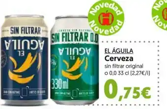 Hiper Usera EL ÁGUILA Cerveza oferta