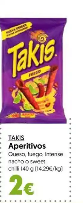 Hiper Usera TAKIS Aperitivos oferta