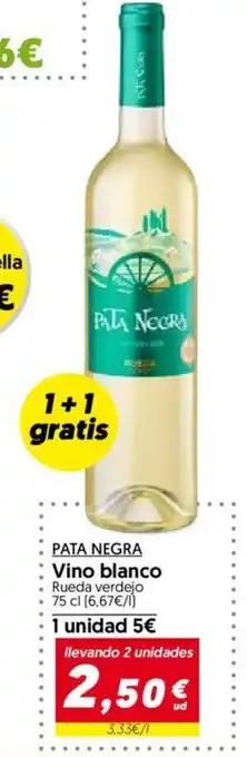 Hiper Usera PATA NEGRA Vino blanco oferta