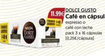 Hiper Usera DOLCE GUSTO Café en cápsulas oferta