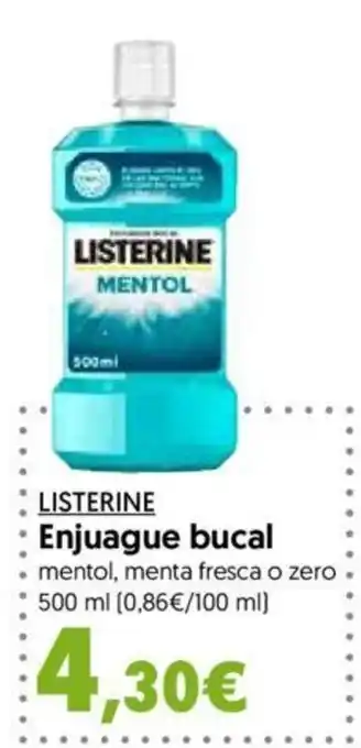 Hiper Usera LISTERINE Enjuague bucal oferta