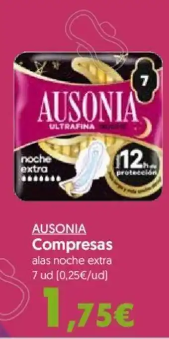 Hiper Usera AUSONIA Compresas oferta