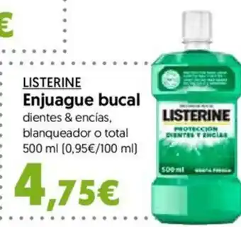 Hiper Usera LISTERINE Enjuague bucal oferta