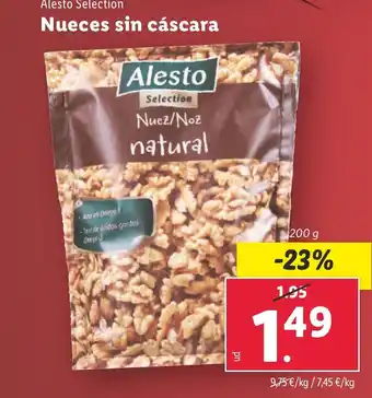 Lidl Nueces sin cáscara oferta