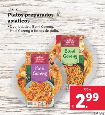Lidl Platos preparados asiáticos oferta