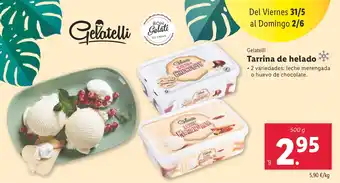 Lidl Tarrina de helado oferta