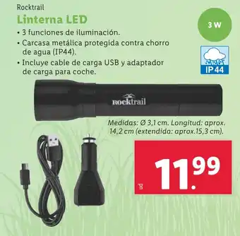 Lidl Linterna LED oferta