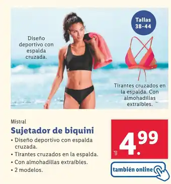 Lidl Sujetador de biquini oferta