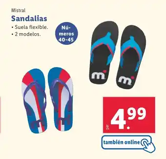 Lidl Sandalias oferta