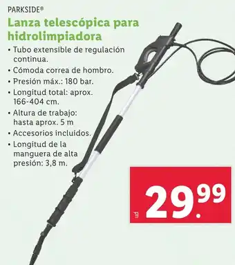 Lidl Lanza telescópica para hidrolimpiadora oferta
