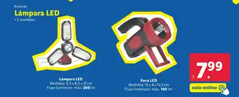Lidl Lámpara LED oferta