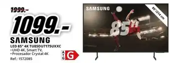 MediaMarkt LED 85" 4K TU85DU7175UXXC oferta