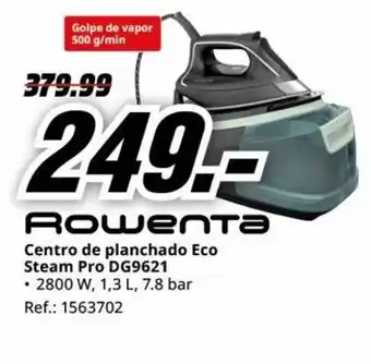 MediaMarkt Centro de planchado Eco Steam Pro DG9621 oferta