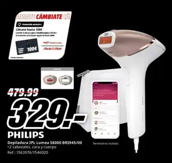 MediaMarkt Depiladora IPL Lumea S8000 BRI945/00 oferta