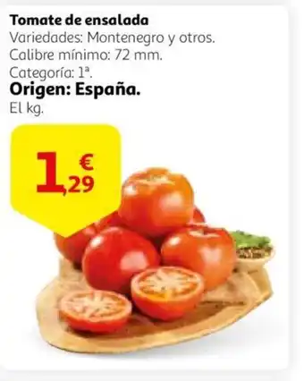 Alcampo Tomate de ensalada oferta