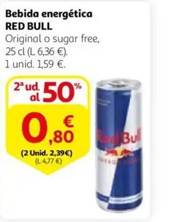 Alcampo Bebida energética RED BULL oferta