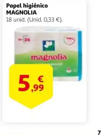Alcampo Papel higiénico MAGNOLIA oferta