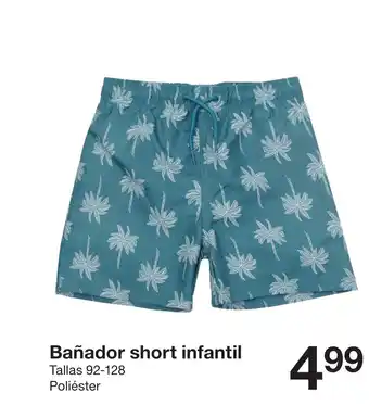 Zeeman Bañador short infantil oferta