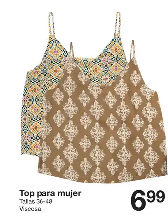 Zeeman Top para mujer oferta