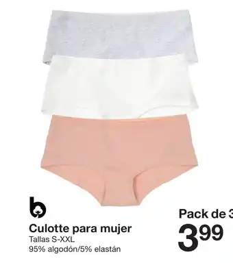 Zeeman Culotte para mujer oferta