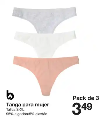 Zeeman Tanga para mujer oferta