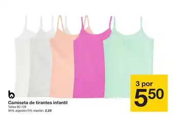 Zeeman Camiseta de tirantes infantil oferta