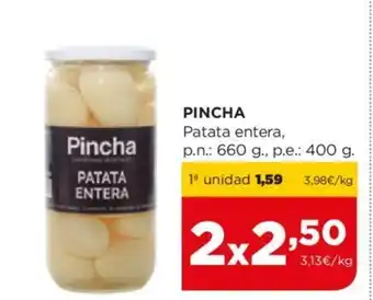 Alimerka PINCHA Patata entera, oferta