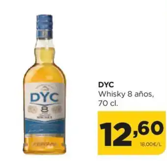 Alimerka DYC Whisky 8 años, oferta