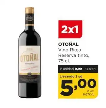 Alimerka OTOÑAL Vino Rioja Reserva tinto, oferta