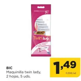 Alimerka BIC Maquinilla twin lady, 2 hojas, 5 uds. oferta