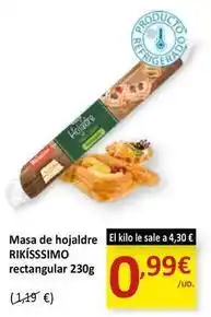 SPAR Masa de hojaldre oferta