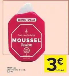 Caprabo Moussel - gel de dutxa classic oferta