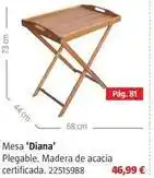 Bauhaus Mesa 'diana' oferta