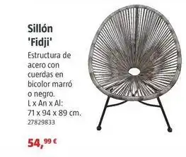 Bauhaus Sillón 'fidji' oferta