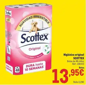 Makro Scottex - higiénico original oferta