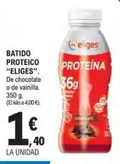 E.Leclerc Eliges - batido proteico oferta