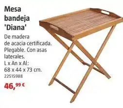 Bauhaus Mesa bandeja 'diana' oferta