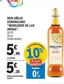 E.Leclerc Mercader de las indias - ron añejo dominicano oferta